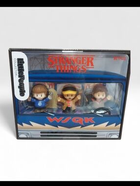 NEW Fisher-Price Little People Stranger Things WSQK Steve, Robin, & Dustin